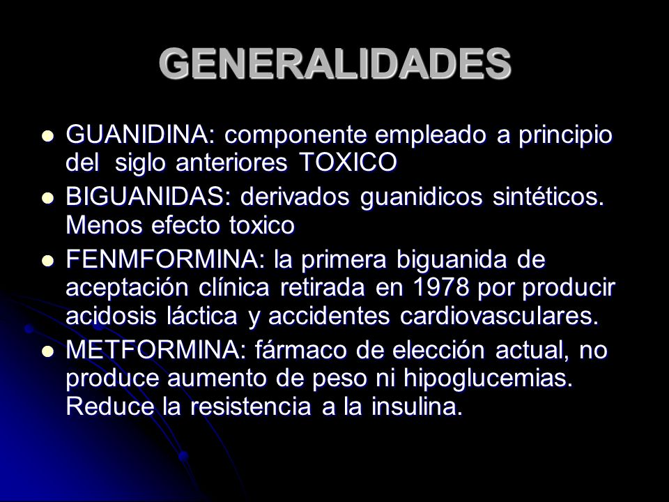GENERALIDADES GUANIDINA: componente empleado a principio del siglo anteriores TOXICO.
