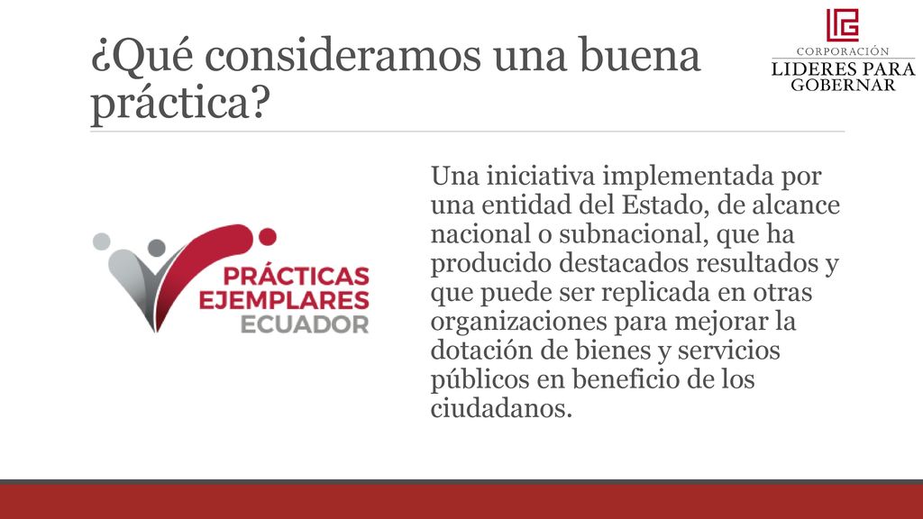 Premiamos las mejores prácticas en gestión pública a nivel nacional y local