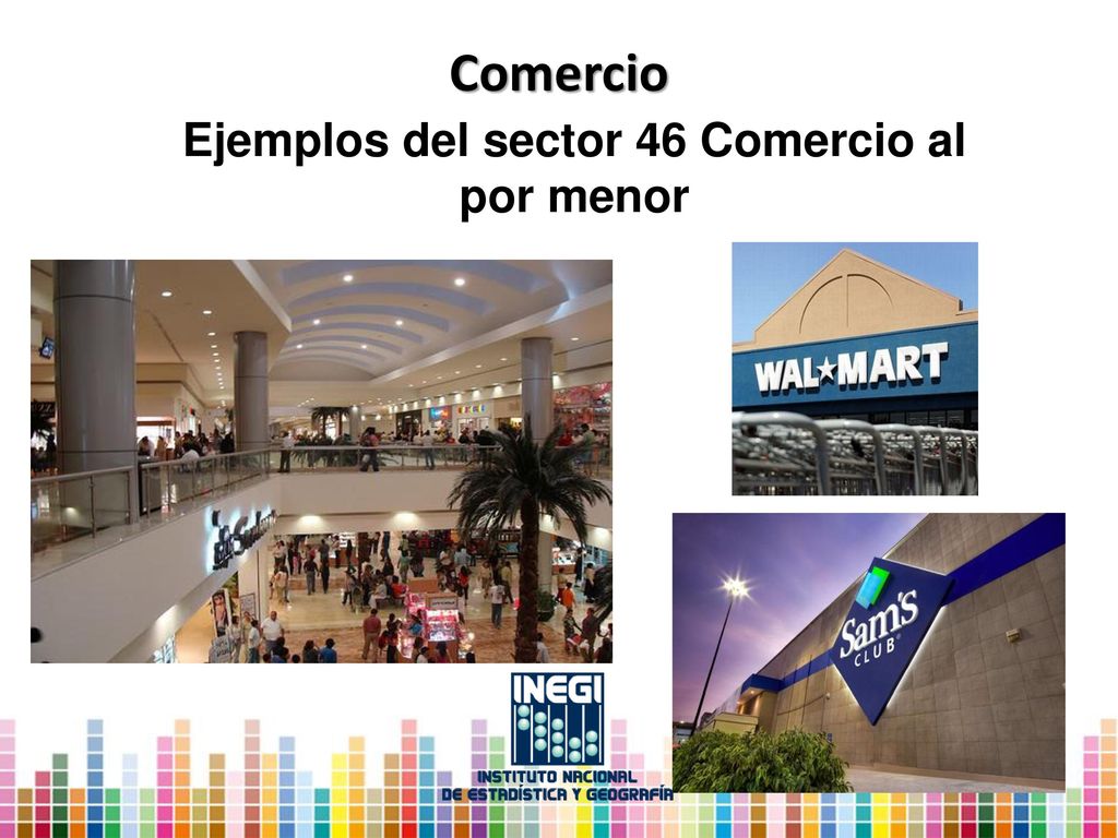Ejemplos del sector 46 Comercio al