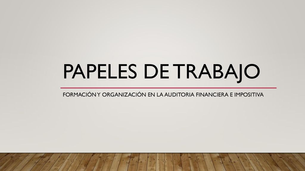 Formación y organización en la Auditoria Financiera e Impositiva
