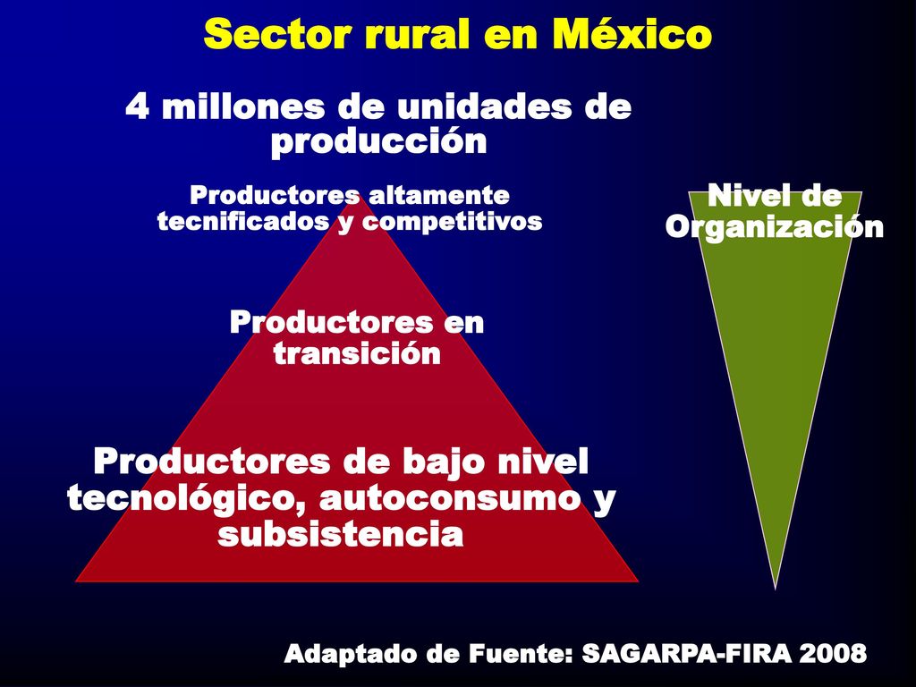 Sector rural en México 4 millones de unidades de producción