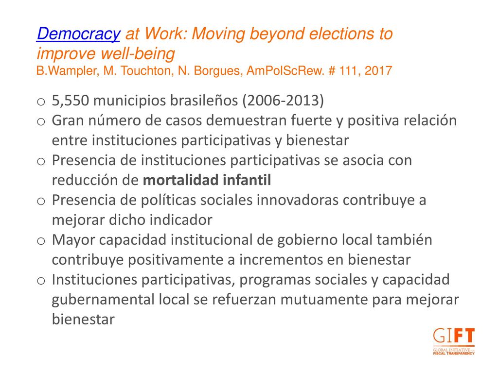 Democracy at Work: Moving beyond elections to improve well-being