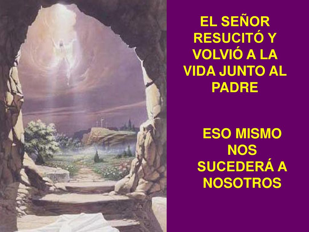 Y ADEMÁS NOS DIJO QUE NI EL SUFRIMIENTO NI LA MUERTE TENDRÁN LA ÚLTIMA PALABRA