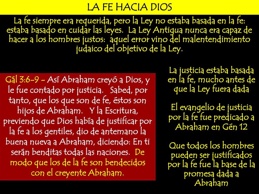 El evangelio de justicia por la fe fue predicado a Abraham en Gén 12