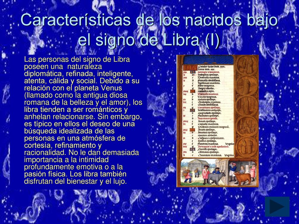 Características de los nacidos bajo el signo de Libra (I)