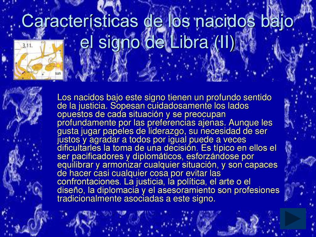 Características de los nacidos bajo el signo de Libra (II)