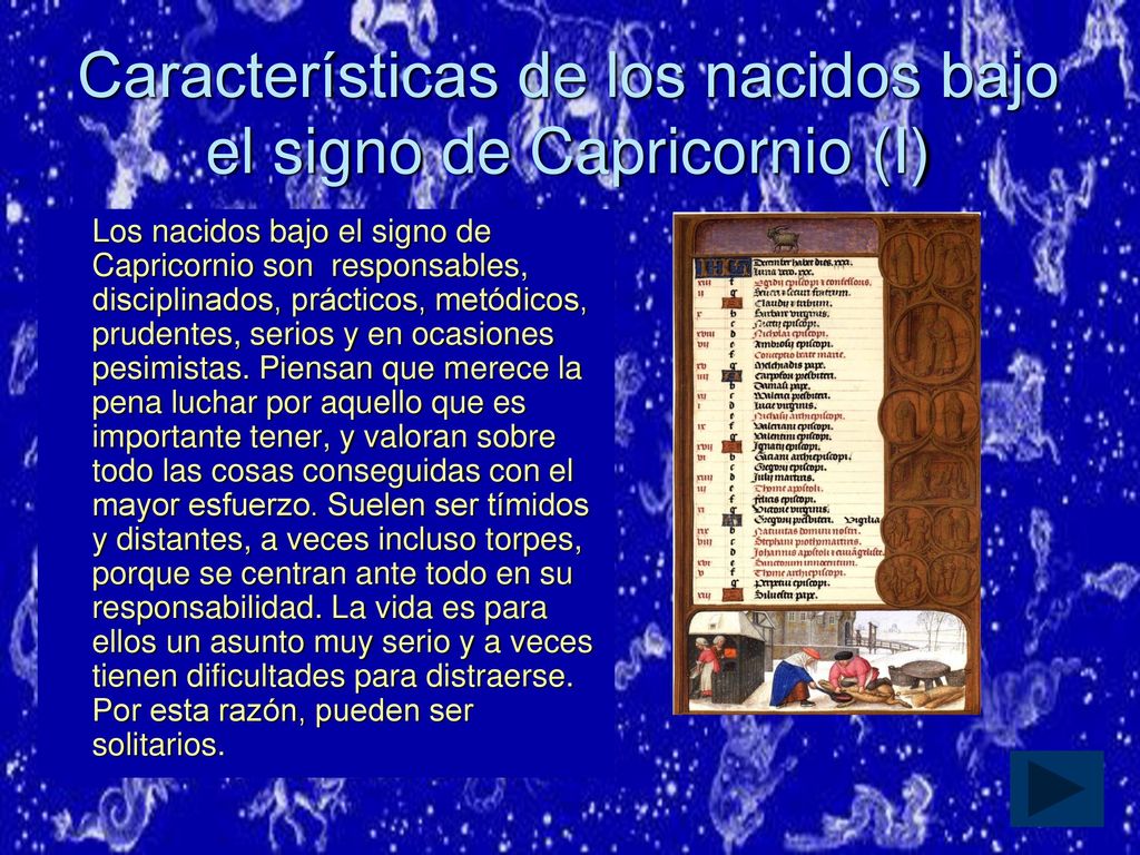 Características de los nacidos bajo el signo de Capricornio (I)