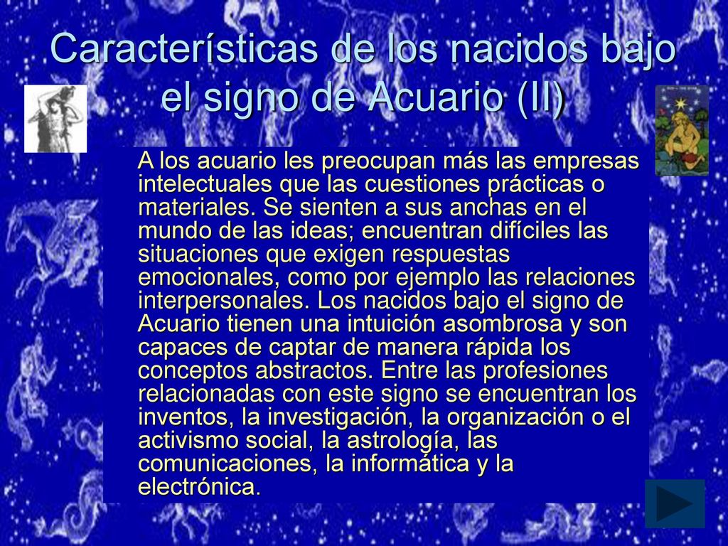 Características de los nacidos bajo el signo de Acuario (II)