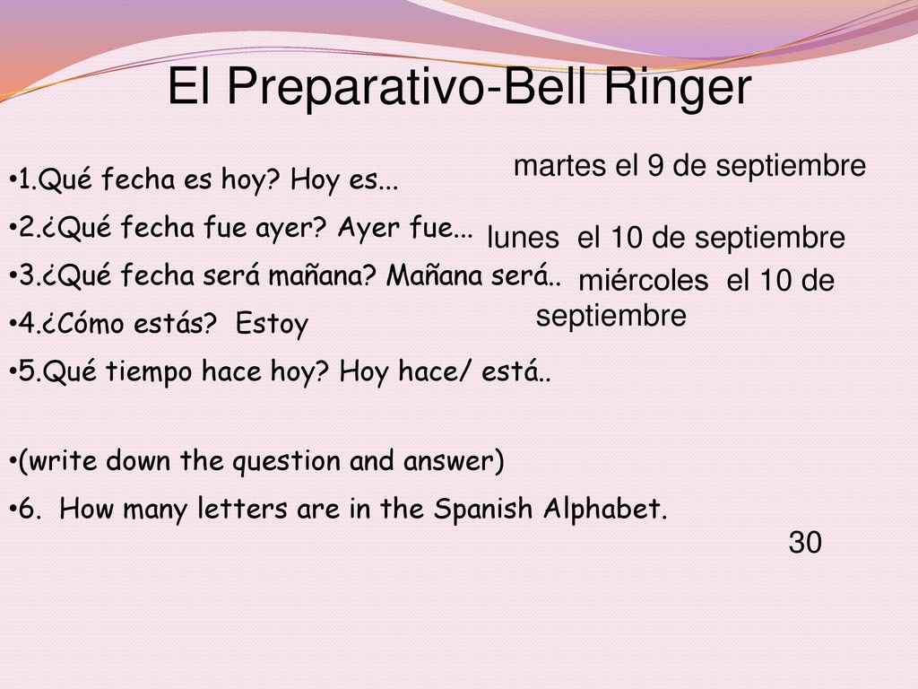 El Preparativo-Bell Ringer