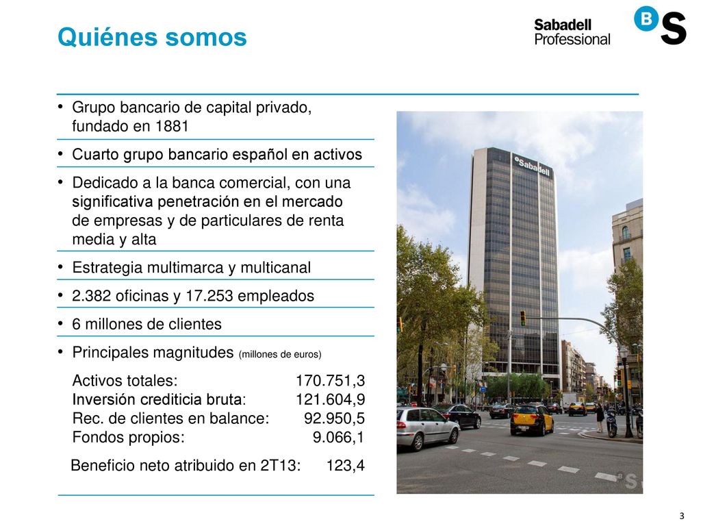 Quiénes somos Grupo bancario de capital privado, fundado en 1881