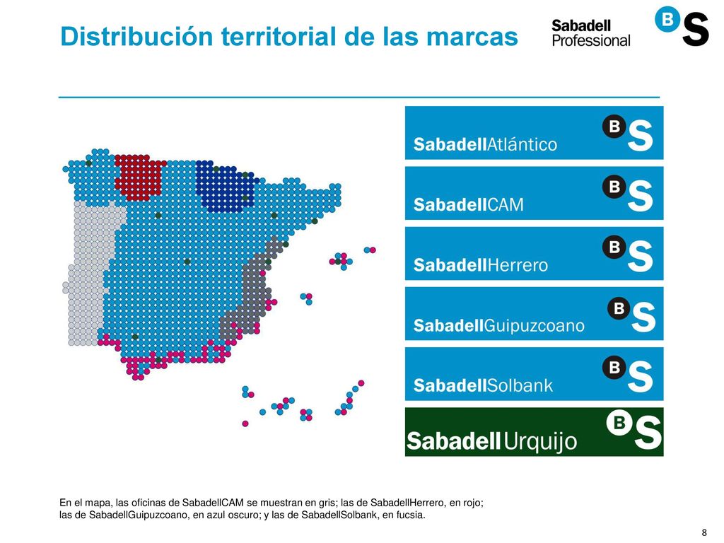 Distribución territorial de las marcas