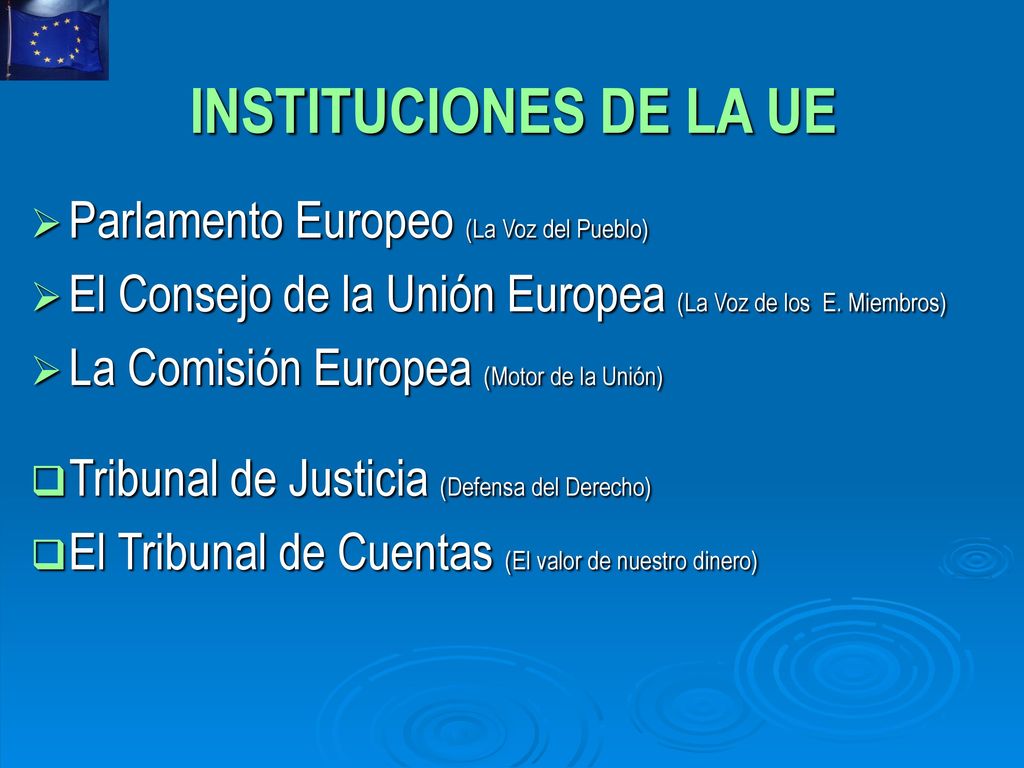 INSTITUCIONES DE LA UE Parlamento Europeo (La Voz del Pueblo)