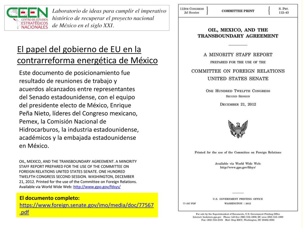 El papel del gobierno de EU en la contrarreforma energética de México