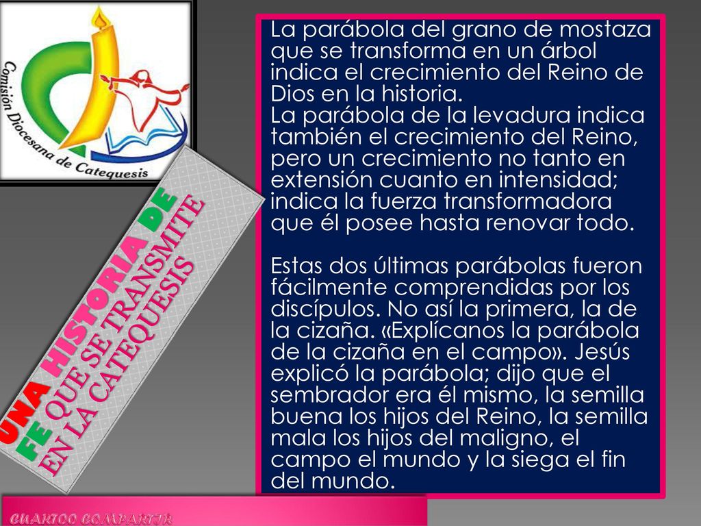 UNA HISTORIA DE FE QUE SE TRANSMITE EN LA CATEQUESIS