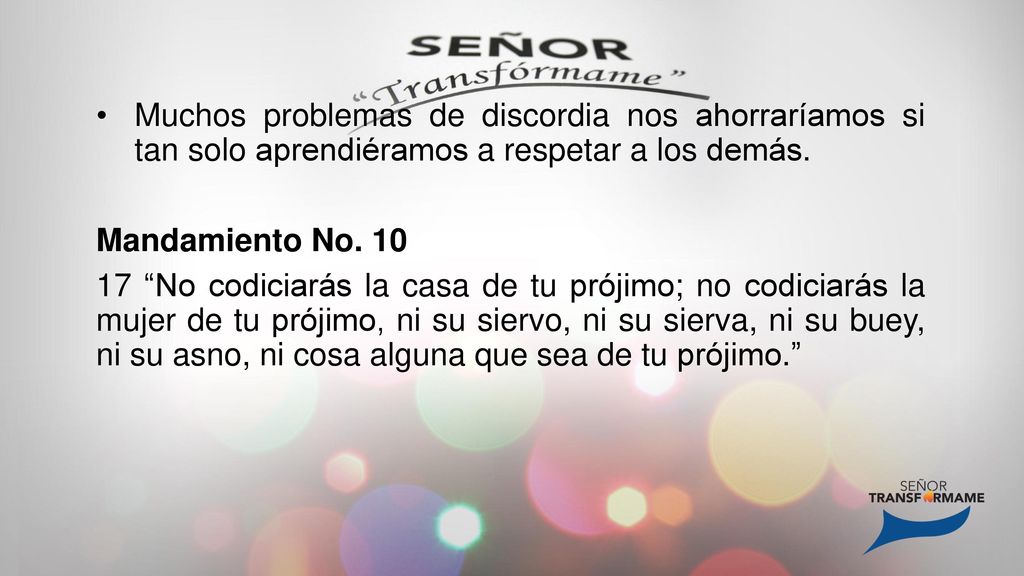 Muchos problemas de discordia nos ahorraríamos si tan solo aprendiéramos a respetar a los demás.
