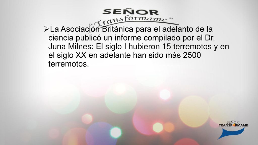 La Asociación Británica para el adelanto de la ciencia publicó un informe compilado por el Dr.