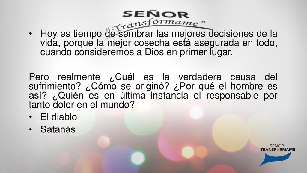 Hoy es tiempo de sembrar las mejores decisiones de la vida, porque la mejor cosecha está asegurada en todo, cuando consideremos a Dios en primer lugar.