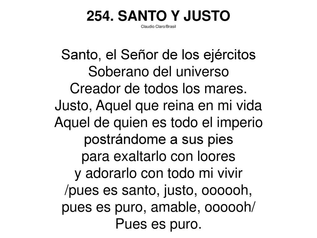 Santo, el Señor de los ejércitos Soberano del universo