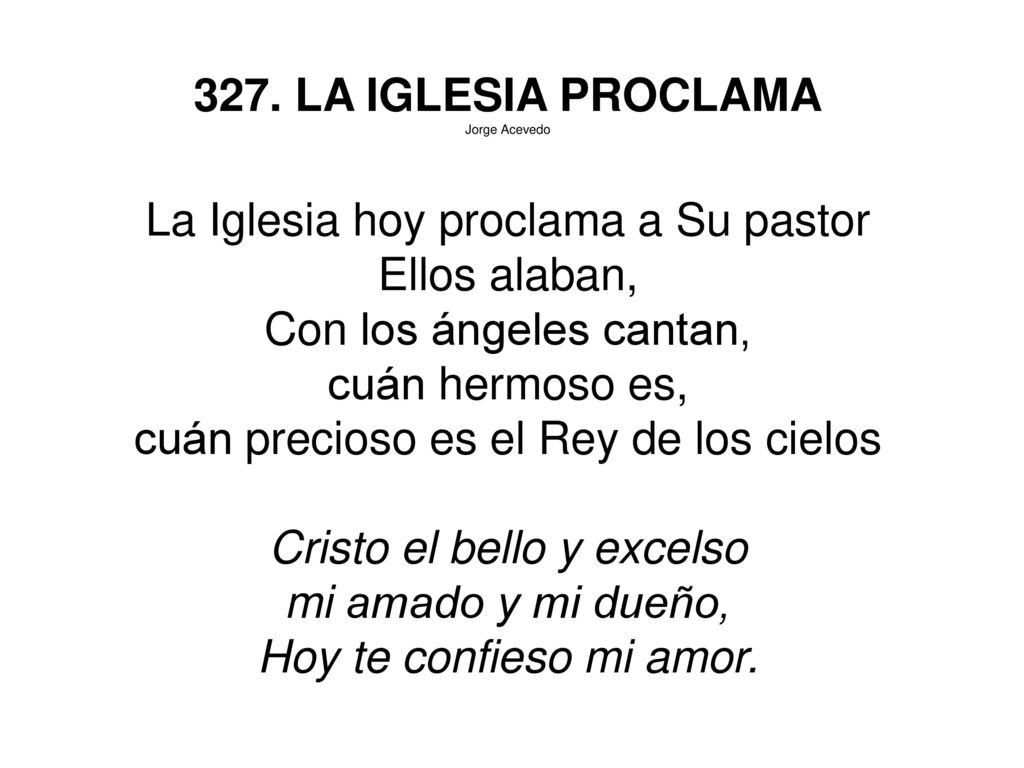 La Iglesia hoy proclama a Su pastor Ellos alaban,