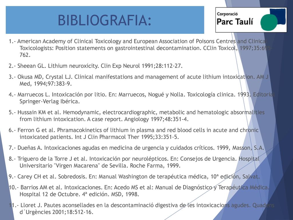 Asegurar ABC: IOT y VMK S.Glucosado/Naloxona/Flumazenilo. Lavado gástrico y carbón activo. Carnitina.