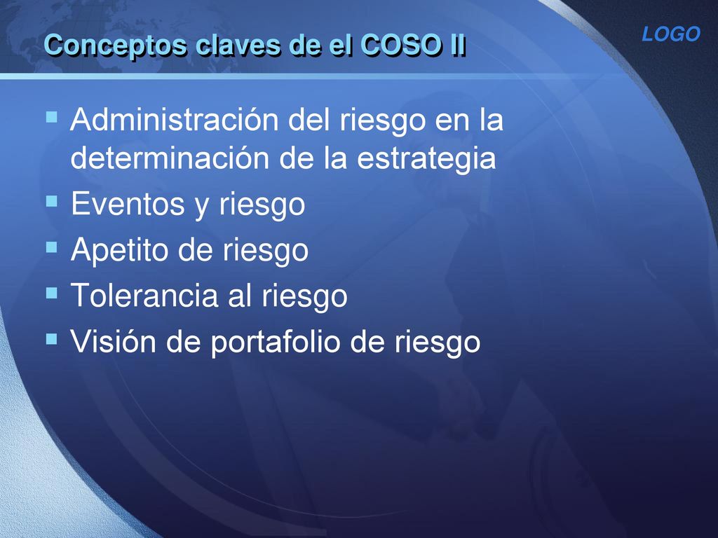 Conceptos claves de el COSO II
