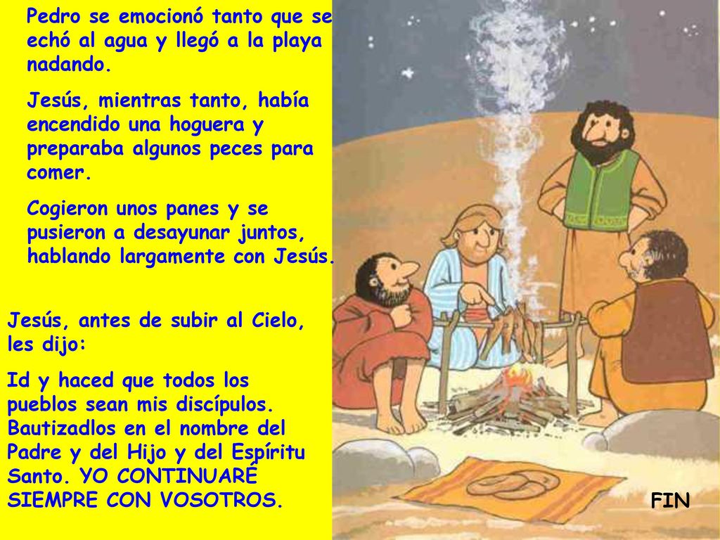 Pedro se emocionó tanto que se echó al agua y llegó a la playa nadando.