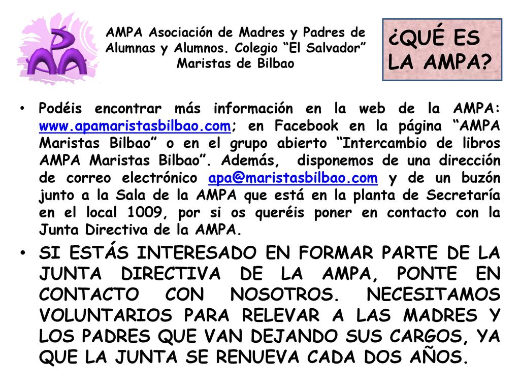 AMPA Asociación de Madres y Padres de Alumnas y Alumnos