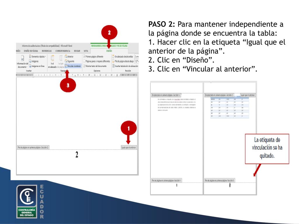 PASO 2: Para mantener independiente a la página donde se encuentra la tabla: