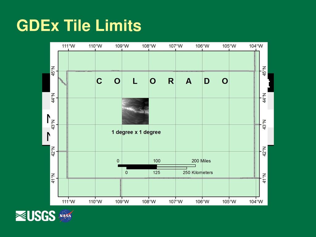 GDEx Tile Limits Product Tile mosaic limit ASTER GDEM 20