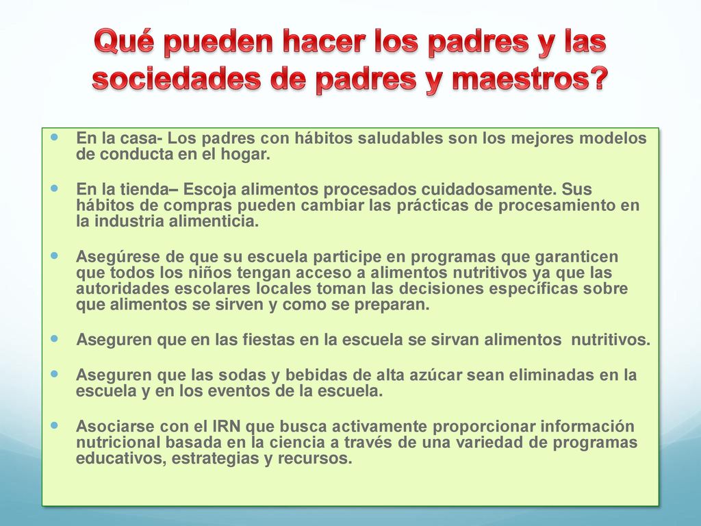 Qué pueden hacer los padres y las sociedades de padres y maestros