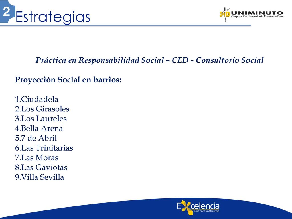 Práctica en Responsabilidad Social – CED - Consultorio Social