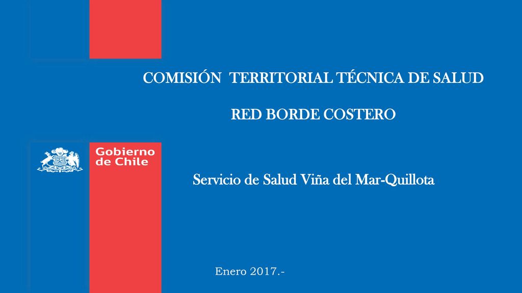 COMISIÓN TERRITORIAL TÉCNICA DE SALUD RED BORDE COSTERO Servicio de Salud Viña del Mar-Quillota