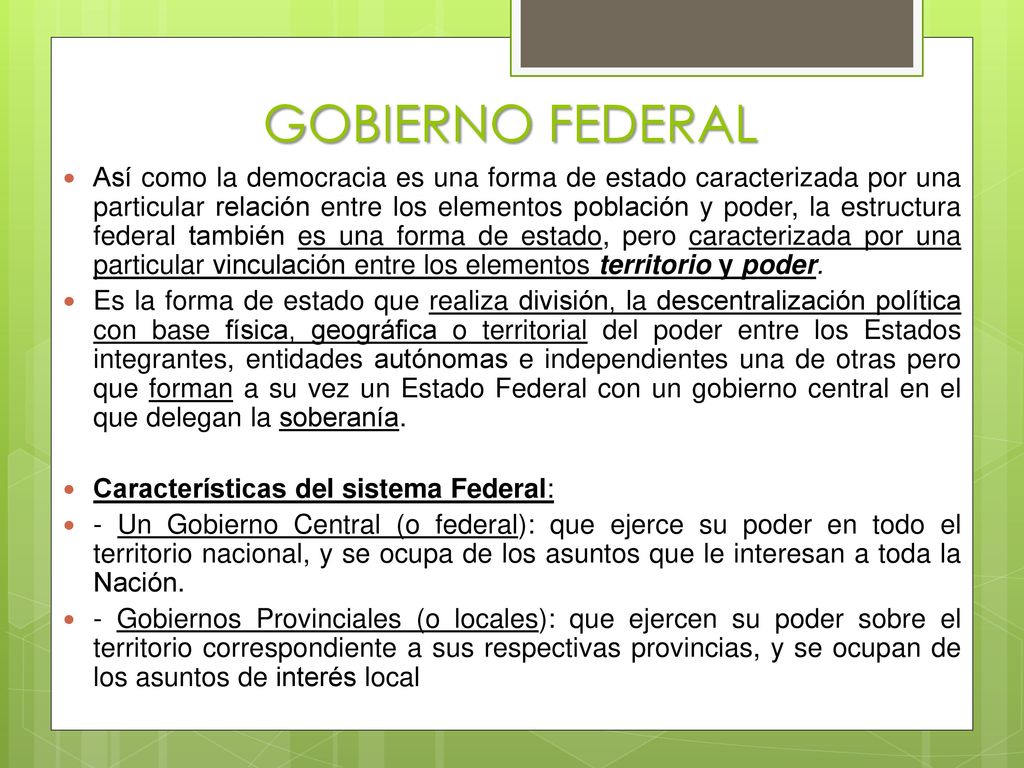El Estado El Gobierno Formas De Gobierno Argentino Ppt Descargar