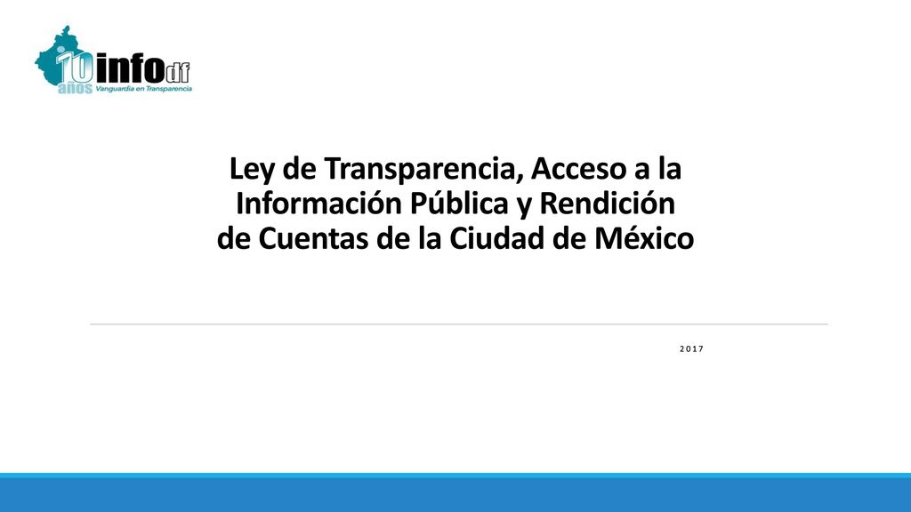 Ley de Transparencia, Acceso a la Información Pública y Rendición de Cuentas de la Ciudad de México