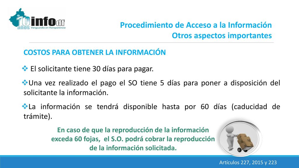 Procedimiento de Acceso a la Información Otros aspectos importantes