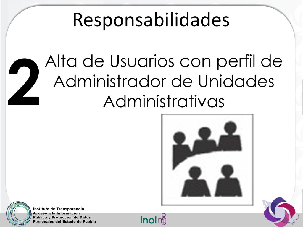 Responsabilidades 2 Alta de Usuarios con perfil de Administrador de Unidades Administrativas