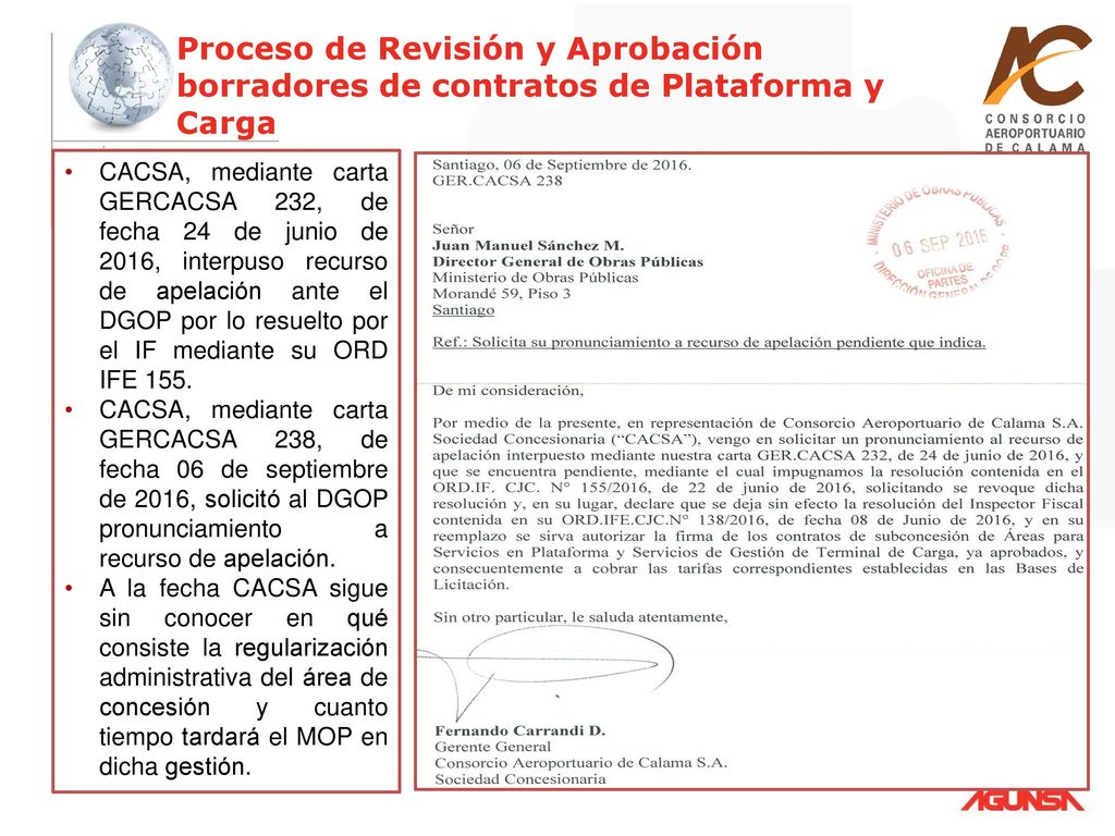 Proceso de Revisión y Aprobación borradores de contratos de Plataforma y Carga