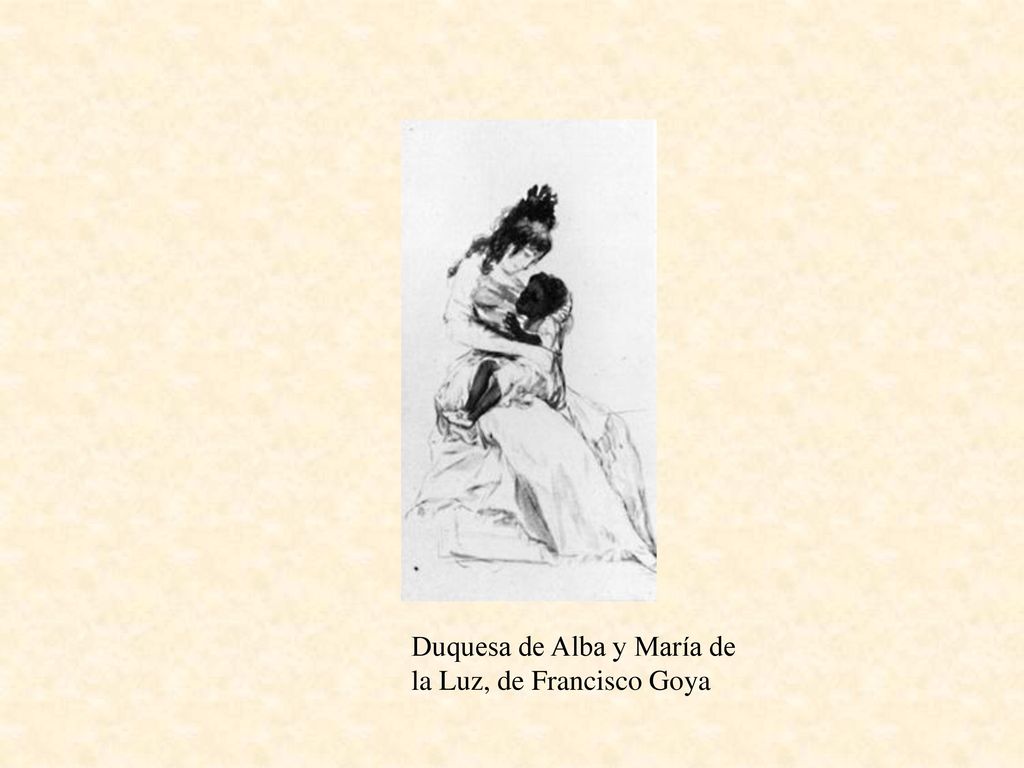 Duquesa de Alba y María de la Luz, de Francisco Goya