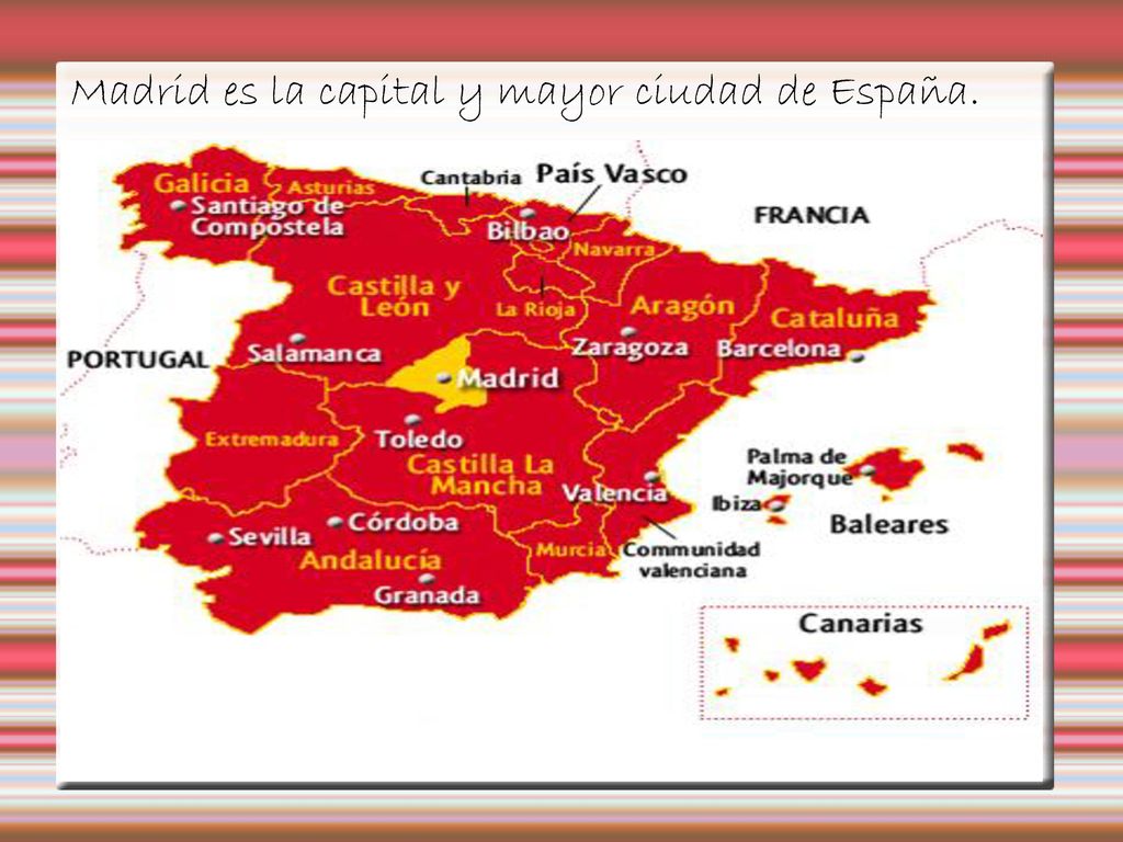 Madrid es la capital y mayor ciudad de España.