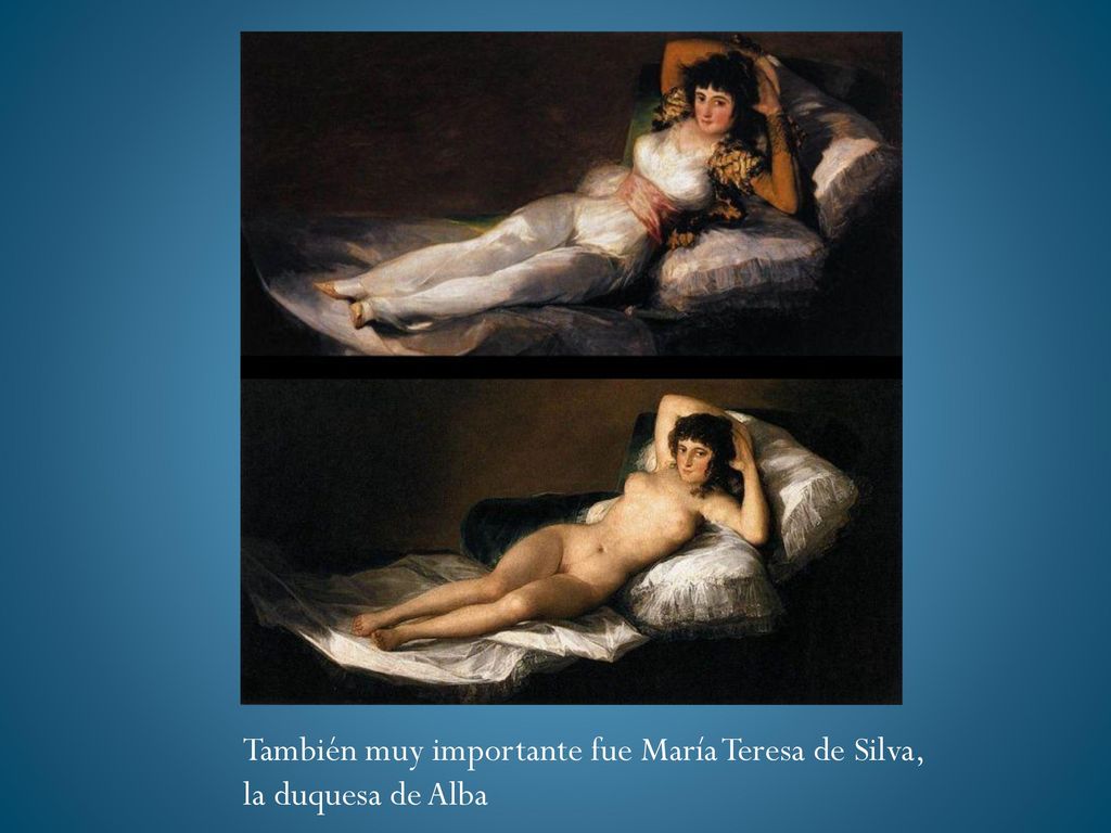 También muy importante fue María Teresa de Silva, la duquesa de Alba
