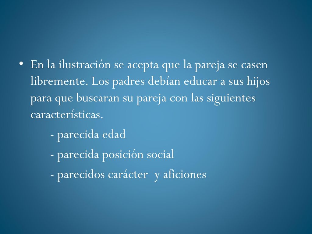 En la ilustración se acepta que la pareja se casen libremente