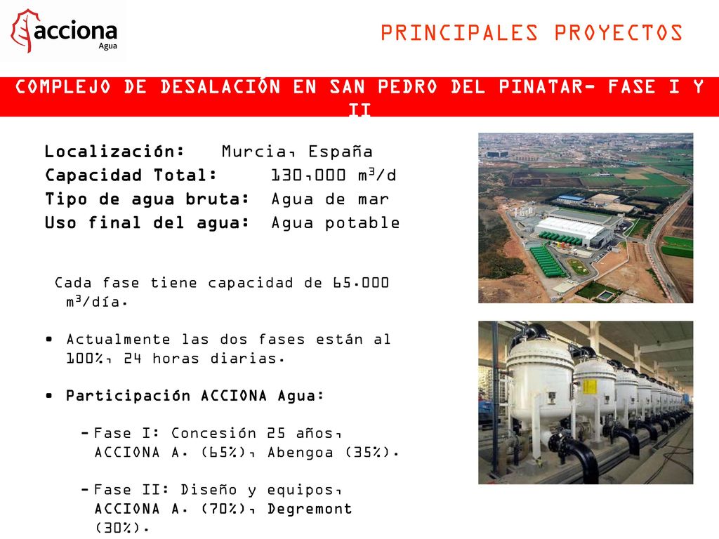 COMPLEJO DE DESALACIÓN EN SAN PEDRO DEL PINATAR- FASE I Y II