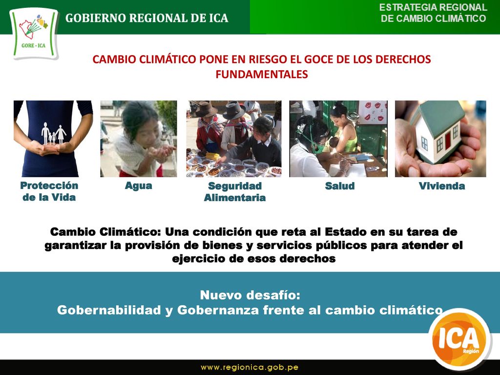 CAMBIO CLIMÁTICO PONE EN RIESGO EL GOCE DE LOS DERECHOS FUNDAMENTALES