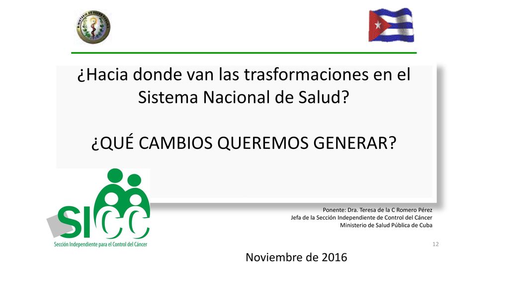¿Hacia donde van las trasformaciones en el Sistema Nacional de Salud