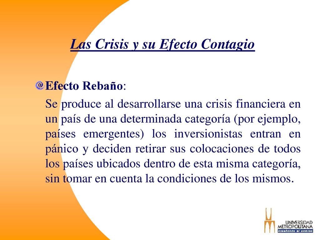 Las Crisis y su Efecto Contagio