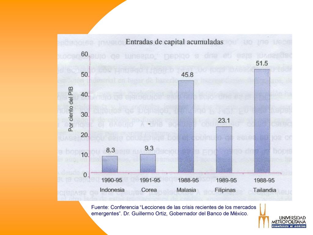 Fuente: Conferencia Lecciones de las crisis recientes de los mercados emergentes .