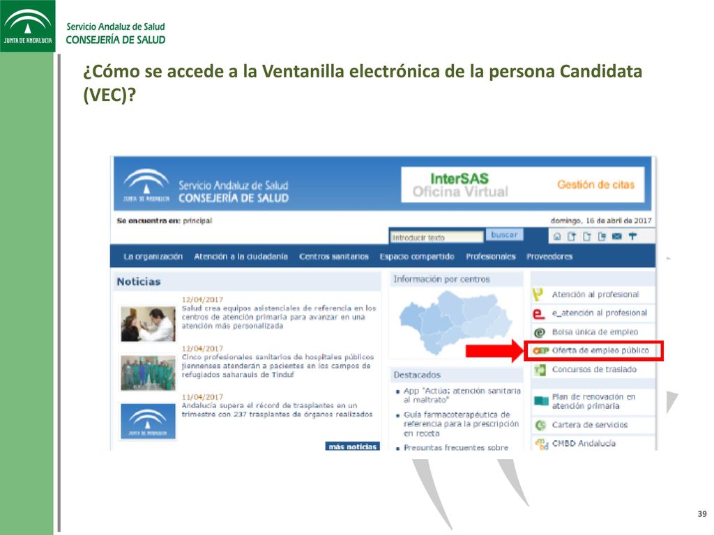 ¿Cómo se accede a la Ventanilla electrónica de la persona Candidata (VEC)