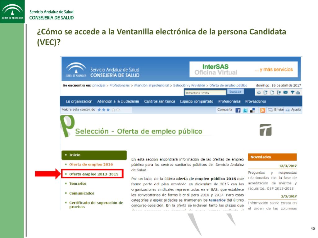 ¿Cómo se accede a la Ventanilla electrónica de la persona Candidata (VEC)