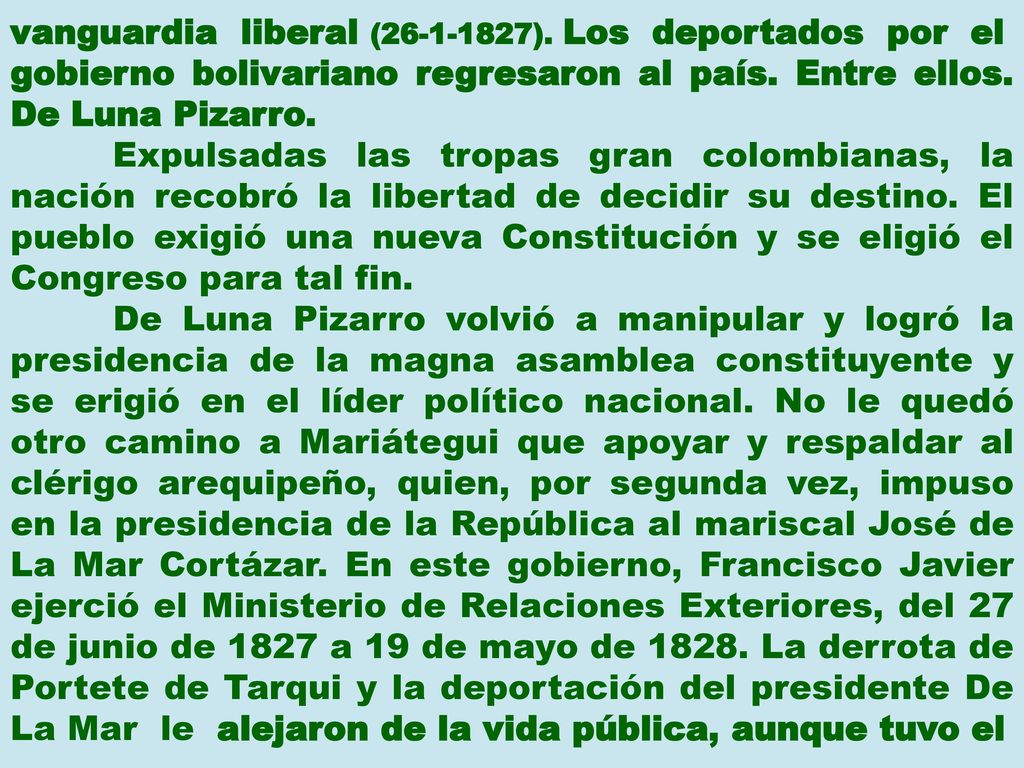 vanguardia liberal ( ). Los deportados por el
