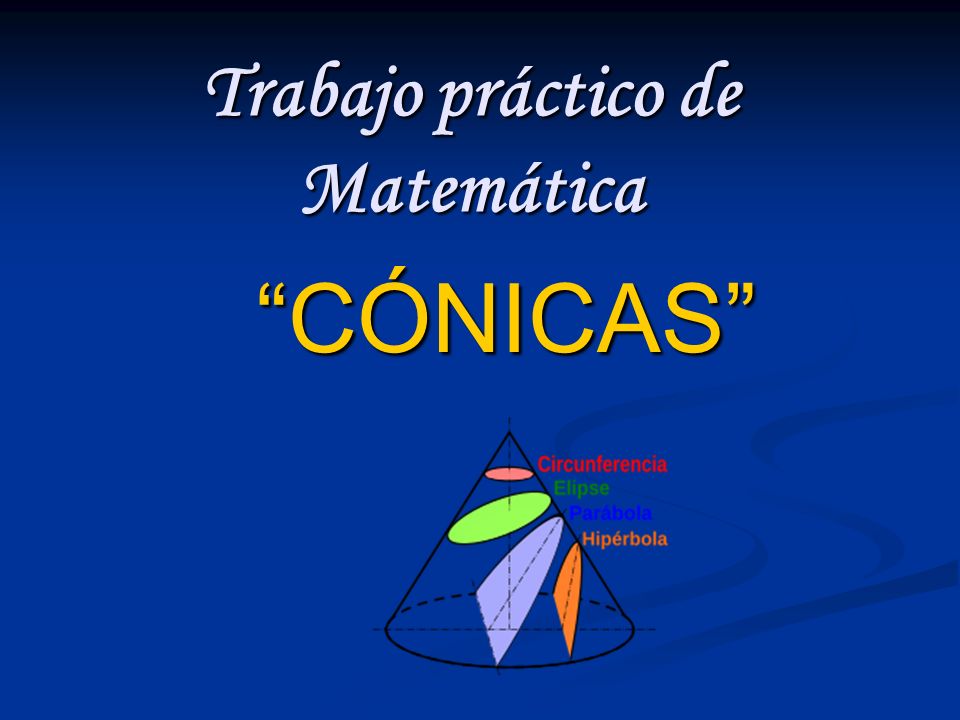 Trabajo práctico de Matemática